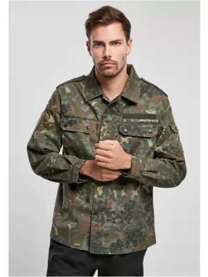 Pánska košeľa BRANDIT BW FELDBLUSE BD4221 FLECKTARN
