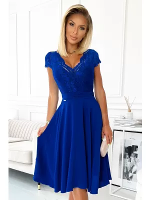 Dámske šaty Numoco Linda 381-3 BLUE