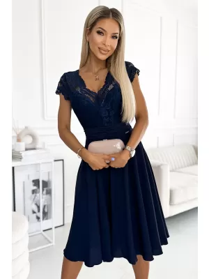 Dámske šaty Numoco Linda 381-4 BLUE
