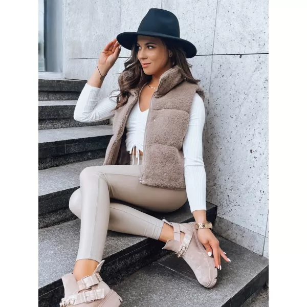  Dámska vesta DSTREET BEEWARM TY3800 KARAMEL 