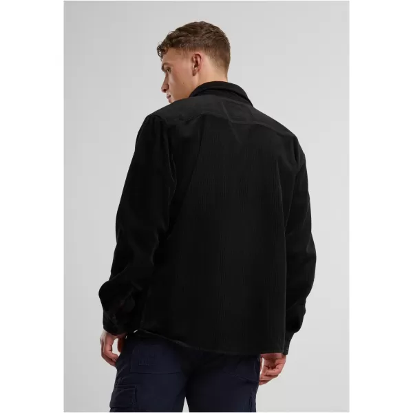  Pánska košeľa Brandit Corduroy Classic BD4035 čierna 