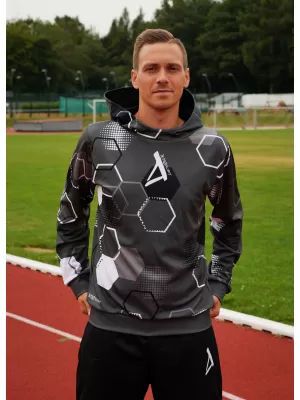 Pánska prémiová funkčná mikina ALTISPORT VOJ/ALM037MI01 SIVÁ