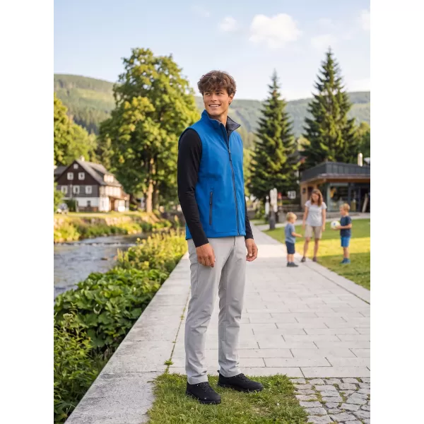  Pánska softshellová vesta ALTISPORT NoPrint NP/ALM8211NJ NAUTIC BLUE/NAVY 