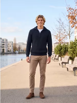 Pánska mikina Brazdit Marine Troyer BD5019 Navy