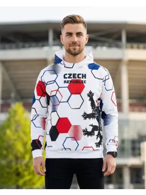 Pánska prémiová funkčná mikina ALTISPORT VOJ/ALM036MI01 HEXA BIELA
