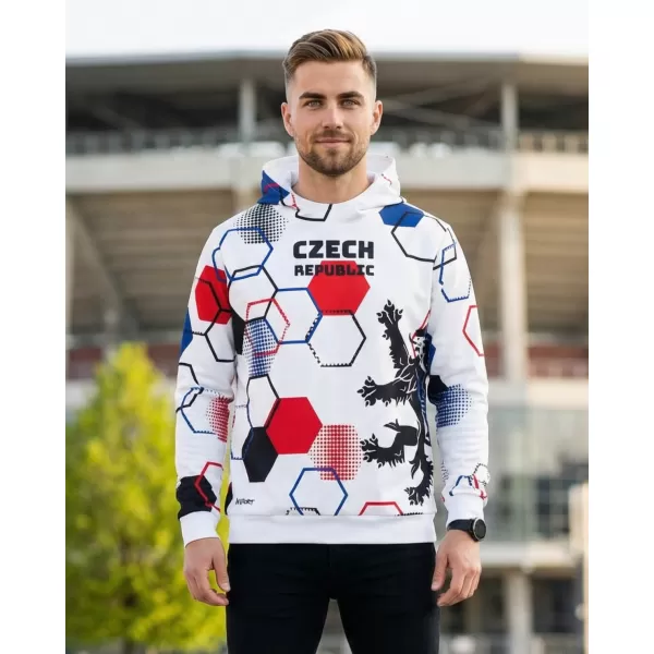  Pánska prémiová funkčná mikina ALTISPORT VOJ/ALM036MI01 HEXA BIELA 