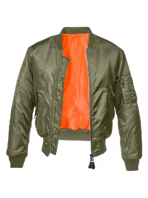 Pánska bunda brandinit MA1 BD3149 Olive