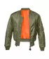 Pánska bunda brandinit MA1 BD3149 Olive