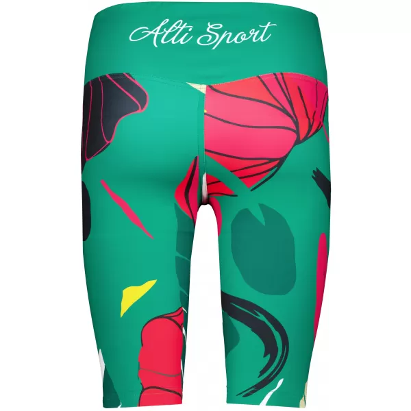  Dámske funkčné legíny nad kolená premium ALTISPORT VOJ/ALW042LEG02 zelená 