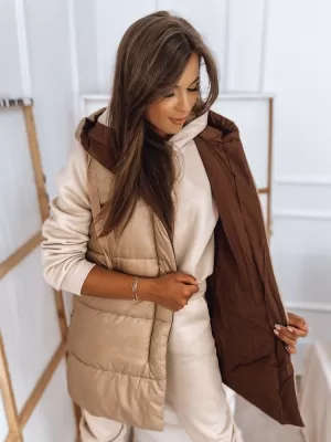Dámska vesta DSTREET ROSI TY2872 KARAMEL
