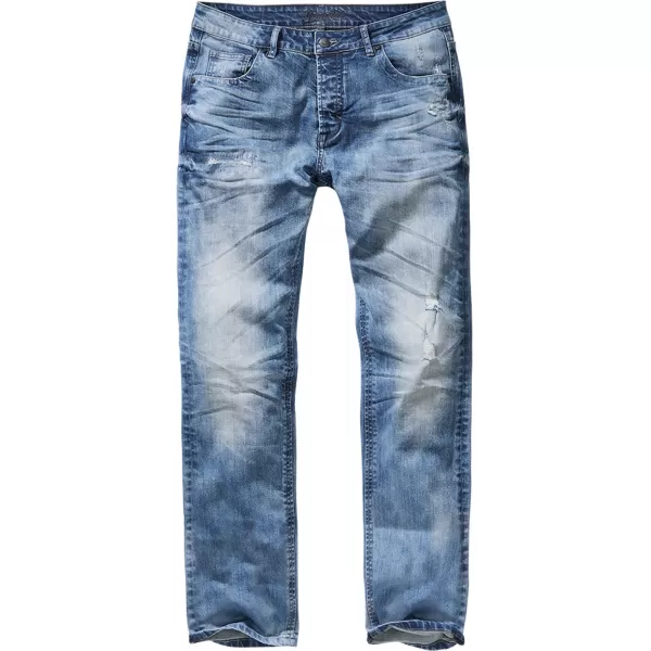  Pánske nohavice Brandit bude umývať BD1015 Blue Wased 