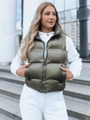 Dámska vesta DSTREET WILLOW TY3799 ZELENÁ