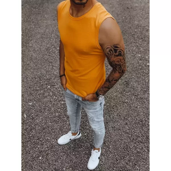  Pánske tielko DSTREET RX4915 ORANŽOVÁ 