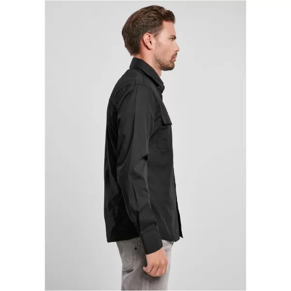  Pánska košeľa Brandit Slim Worker BD4005 čierna 