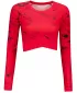 Dámsky funkčný crop top s dlhým rukávom premium ALTISPORT VOJ/ALW034TR04 červená