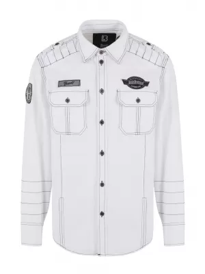 Pánska košeľa BRANDIT LUIS VINTAGE BD4023 WHITE