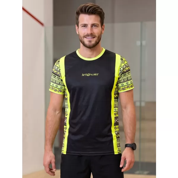  Pánske funkčné tričko premium ALTISPORT VOJ/ALM043TR01 NEON žltá 