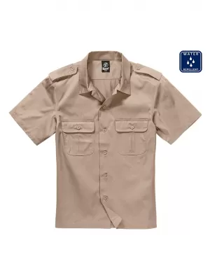 Pánska košeľa brandit bd4101 béžová