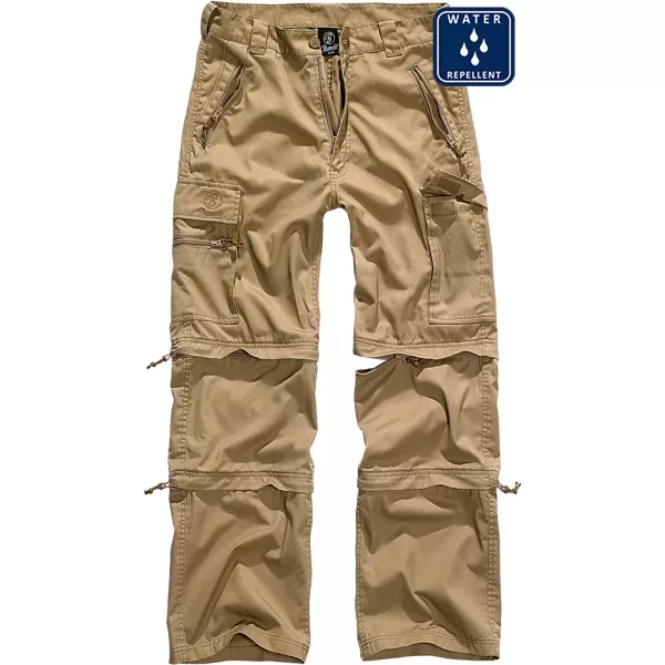  Pánske nohavice Brandinit Savannah Odnímateľný BD1011 Camel 