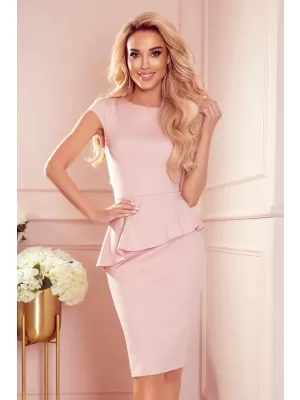 Dámske šaty Numoco midi A192-13 PINK