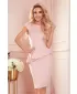 Dámske šaty Numoco midi A192-13 PINK