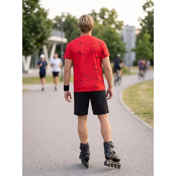  Pánske funkčné tričko premium ALTISPORT VOJ/ALM034TR01 červená 