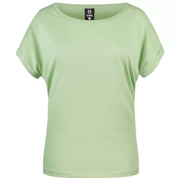  Dámske tričko ALTISPORT NoPrint NP/ALW5008 SOFT GREEN 