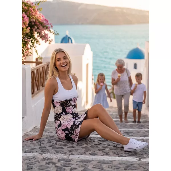  Dámske funkčné tielkové šaty ALTISPORT VOJ/ALW008SAT01 biela 