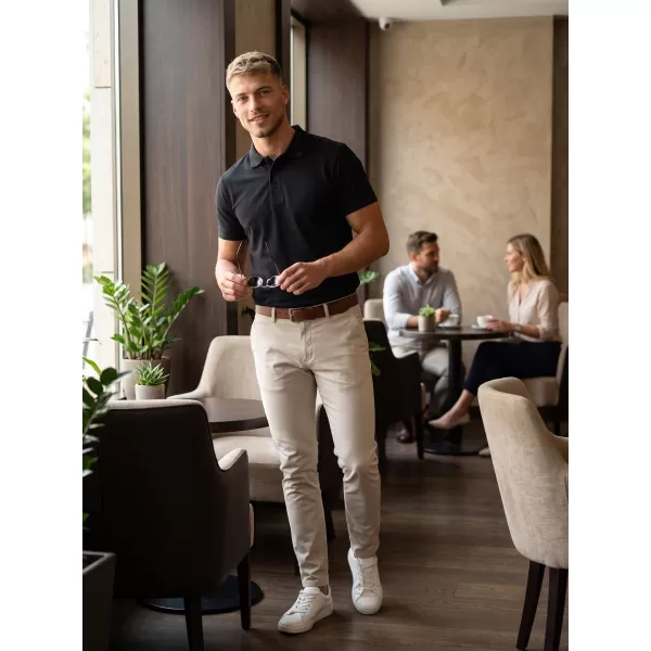  Pánske tričko s golierom ALTISPORT NoPrint NP/ALM302 ANTRACITOVÝ MELIER 