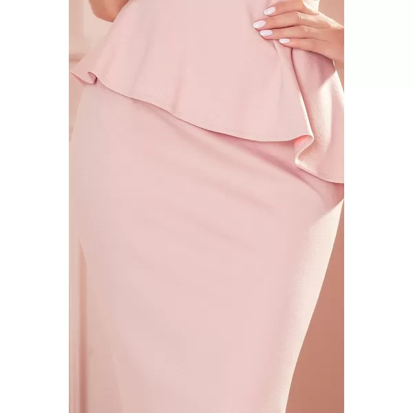 Dámske šaty Numoco midi A192-13 PINK 