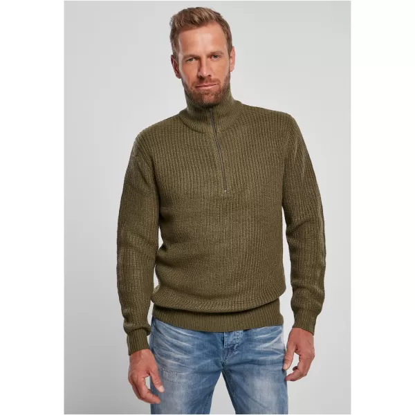  Pánska mikina BRANDIT MARINE TROYER BD5019 OLIVE 