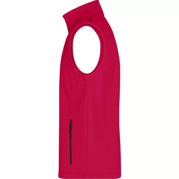  Pánska softshellová vesta ALTISPORT NoPrint NP/ALM8211NJ RED/BLACK 