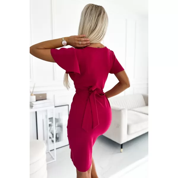  Šaty NUMOCO NINA 479-4 RUŽOVÁ 