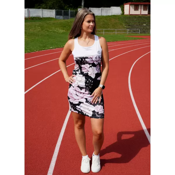  Dámske funkčné tielkové šaty ALTISPORT VOJ/ALW008SAT01 biela 