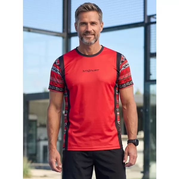 Pánske funkčné tričko premium ALTISPORT VOJ/ALM043TR01 červená 