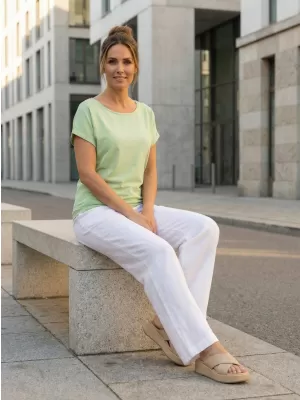 Dámske tričko ALTISPORT NoPrint NP/ALW5008 SOFT GREEN