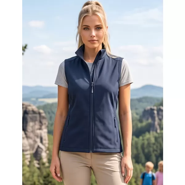  Dámska softshellová vesta ALTISPORT NoPrint NP/ALW7211NJ NAVY/NAVY 