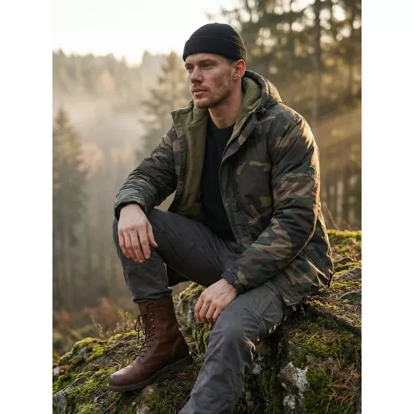  Pánska bunda Brandit BD3167 Woodland 