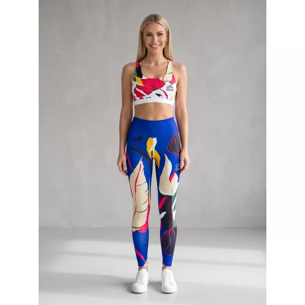  Dámske dlhé funkčné legíny premium ALTISPORT VOJ/ALW042LEG01 modrá 