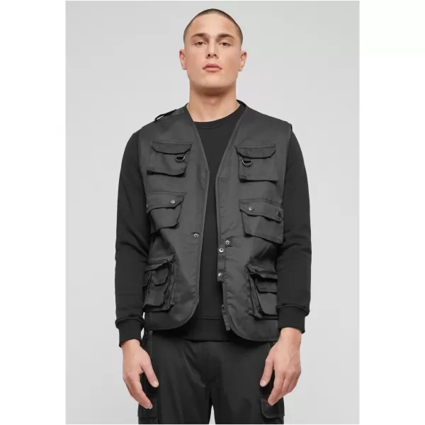  Pánska vesta BRANDIT BD4025 BLACK 