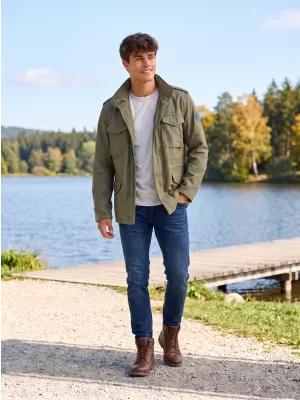 Pánska bunda Brandit M-65 Field BD3108 Olive