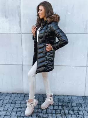 Dámsky kabát DStreet Crystal Ty3821 čierny