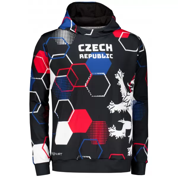  Pánska prémiová funkčná mikina ALTISPORT VOJ/ALM036MI01 HEXA ČIERNA 