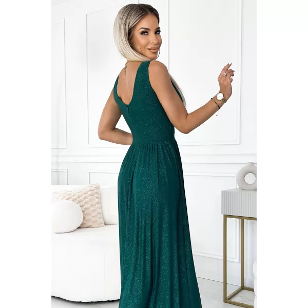 Šaty NUMOCO SUSAN 490-3 ZELENÁ 