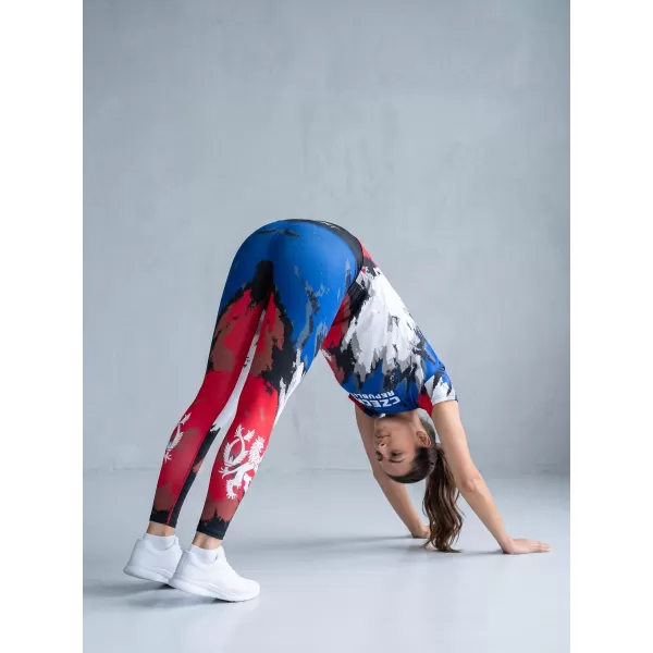  Dámske dlhé funkčné legíny premium ALTISPORT VOJ/ALW036LEG01 ŠMÚHY 