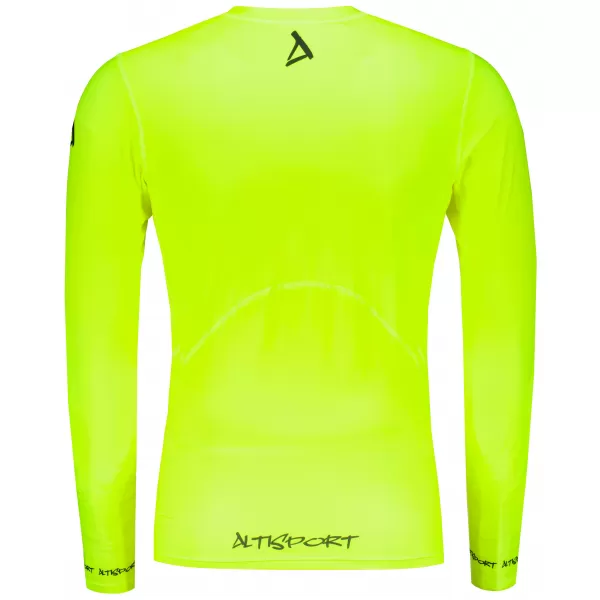  Pánske funkčné kompresné tričko premium ALTISPORT VOJ/ALM000TR03 NEON YELLOW 