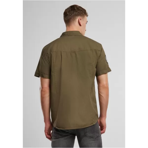  Pánska košeľa Brandit Luis Vintage BD4033 Olive 