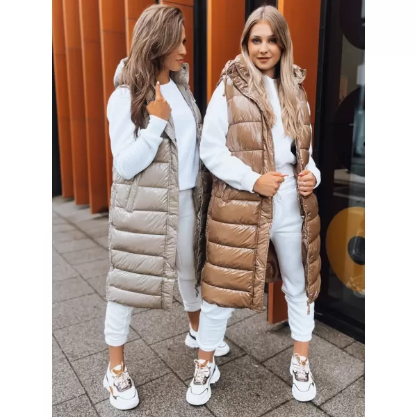  Dámska vesta DSTREET GANTINI TY3741 KARAMEL 