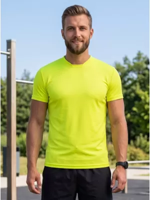 Pánske funkčné tričko ALTISPORT NoPrint NP/ALM421 NEON YELLOW