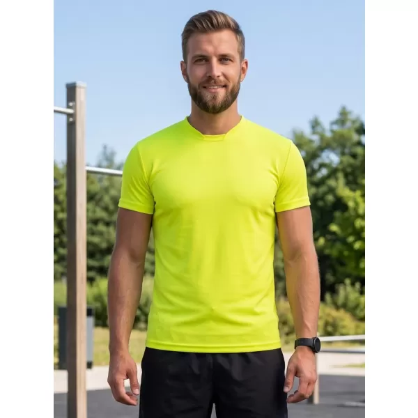  Pánske funkčné tričko ALTISPORT NoPrint NP/ALM421 NEON YELLOW 